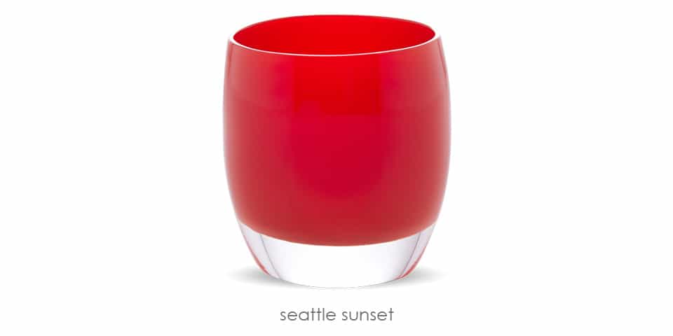 glassybaby: Seattle Sunset
