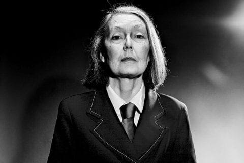 Anne Carson & Robert Currie in Performance Image
